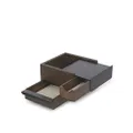 Umbra 1005314-048 Mini Stowit Jewelry Box, Walnut/Black, 3 Pieces