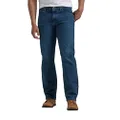 Wrangler Authentics Men's Classic 5-Pocket Relaxed Fit Jean, Military Blue Flex, 38W x 32L