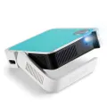 ViewSonic M1 Mini Plus LED Portable Projector with WVGA, 120 LED Lumens, JBL Speaker, Smart Stand for Ceiling Projection, Built-in Battery, Wi-Fi Bluetooth connectivity