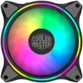 CoolerMaster MasterFan MF120 Halo 3-in-1 Double Ring addressable RGB Lighting 120mm 3 pakcs of Independent Control LED PWM Static Pressure Suitable for Computer Cases and Liquid radiators