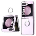 AICase for Samsung Galaxy Z Flip 5 Clear Case with Ring Holder