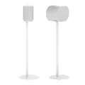 ynVISION.DESIGN Fixed Height Floor Stand Compatible with SONOS Era 100 and Era 300 - White 2 Pack (Pair)