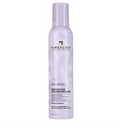 Pureology Style + Protect Weightless Volume Mousse (241g) Sulfate-Free Vegan 241g