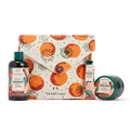 The Body Shop Oranges & Stockings Essentials Gift Set – Spiced Orange Holiday Skincare Kit – Vegan – 3 Items