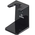 Kent VSB1 Small Water Resistant Black Shaving Brush Stand - for Natural Shaving Brush Drying