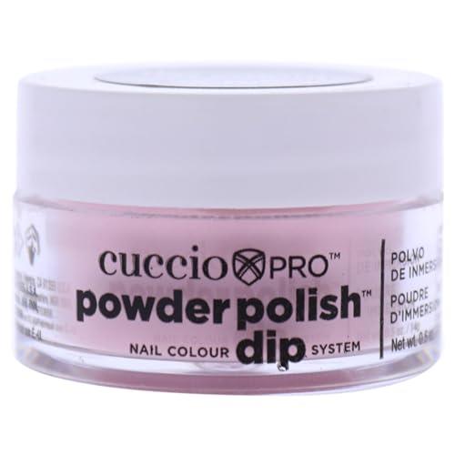 Cuccio Pro Nail Colour Dip System Small Powder Polish 14 g, 5556 Rose Petal Pink, 14 g