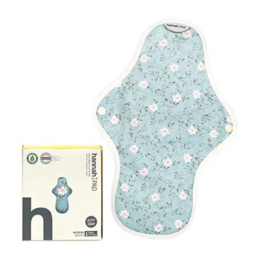 Hannahpad Organic Medium Sanitary Cloth Pad Extra Grip, Medium