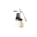 Chef'n Fresh Force Tabletop Citrus Press Juicer, White/Stainless/Wood, 85270