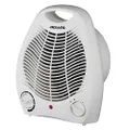 Heller 2000W Upright Electric Fan Heater Room/Floor Adjustable Thermostat White