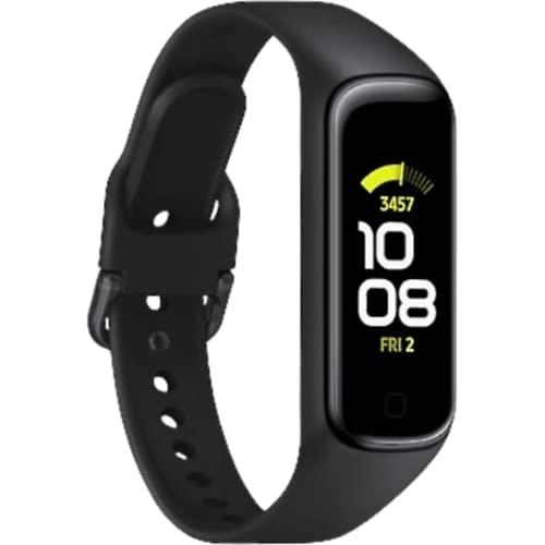 Samsung Galaxy Fit2, 1.1 Inch AMOLED Colour Display, Fitness Wristband, Waterproof Fitness Watch, Up to 21 Days Battery Life, Sleep Analysis, Black (Italiana Version)