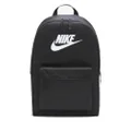 Nike Heritage Backpack, Black/Black/White, 24 Litre Capacity