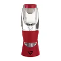 Vinturi Red Wine Aerator Pourer and Decanter Enhances Flavors with Smoother Finish, Includes No-Drip Base, Red