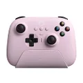 8BitDo Ultimate Wireless 2.4g Controller with Charging Dock, 2.4g Controller for Windows, Android & Raspberry Pi (Pastel Pink)