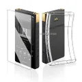 Soft Clear TPU Protective Shell Skin Case Cover for Sony Walkman NW-ZX700 NW-ZX706 NW-ZX707 (Clear case and Glass)