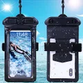 Puccy Case Cover, Compatible with Sony NW-ZX707 Black Waterproof Pouch Dry Bag (Not Screen Protector Film)