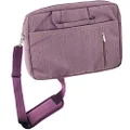 Navitech Purple Sleek Water Resistant Travel Bag - Compatible with ASUS Chromebook Vibe CX55 Flip (CX5501) 15.6"