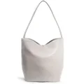 Hobo Bags for Women Vegan Leather Bucket Bags Minimalist Cross body Purse, Beige
