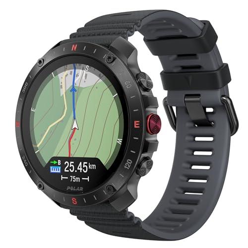 Polar Grit X2 Pro Premium GPS Smart Sports Watch – Ultimate Outdoor Adventure Watch with Rugged Design, Advanced Navigation, Sports Tracking, Biosensing and Heart Rate Technology for Peak Performance.