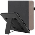 WALNEW Stand Case for 10.2” Kindle Scribe (2022 Released) – Two Hand Straps Premium PU Leather Book Cover with Pen Holder and Auto Wake/Sleep for Amazon Kindle Scribe E-Reader
