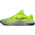 NIKE Men's Metcon 8 Sneaker, Volt Diffused Blue Wolf Grey Photon Dust, 8 US