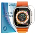 [3 Pack] MEZON Ultra Clear Screen Protector TPU Film for Apple Watch Ultra 2 (49 mm) – High Protection, Shock Absorption (for Watch Ultra 2, Clear)