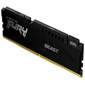 Kingston Fury Beast DDR5 16GB 5200MT/s CL40 DIMM Desktop Memory Gaming Single Module - KF552C40BB-16, Black