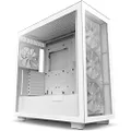 NZXT H7 Elite - CM-H71EW-01 - ATX Mid Tower PC Gaming Case - Front I/O USB Type-C Port - Quick-Release Tempered Glass Side Panel - White