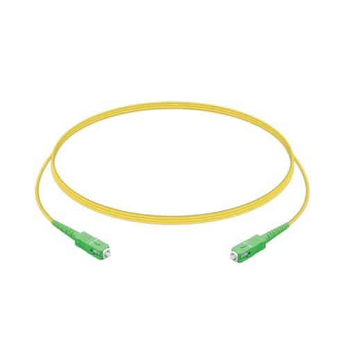 Ubiquiti Ufiber APC Patchcord Cable, Yellow/Green