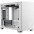 Cooler Master MasterBox NR200P Mini ITX Computer Case - Tempered Glass Side Panel, Superior Cooling Options, Vertical GPU Display, Tool-Free 360 Degree Accessibility - White