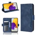 YBROY Case for Motorola Edge 30 Fusion, Magnetic Flip Leather Premium Wallet Phone Case, with Card Slot and Folding Stand, Case Cover for Motorola Edge 30 Fusion.(Blue)