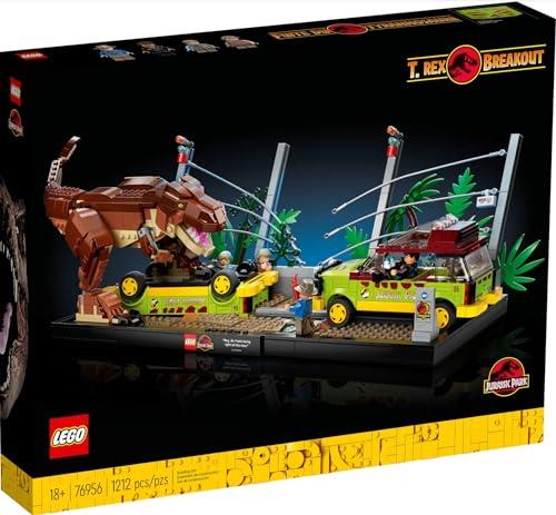 LEGO Jurassic Park T. rex Breakout 76956 （1212 Pieces）