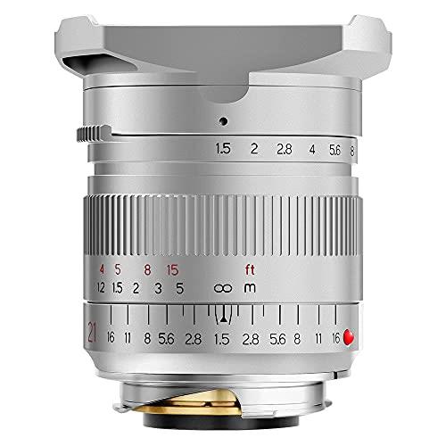 TT Artisan 21 mm F1.5 ASPH Full Format Lens Connection Leica M Mount Silver Wide Angle Lens