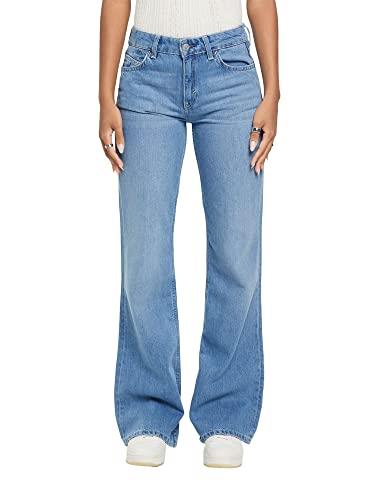 ESPRIT Women's 023ee1b304 Jeans, 903/Blue Light Wash, 33W x 34L