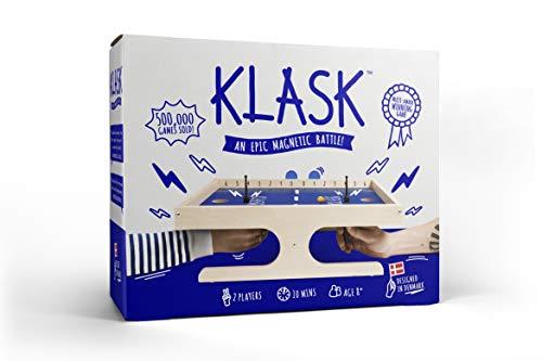 Klask - The Exciting Mix of Air Hockey, Table Football and Magnets