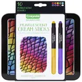 Crayola Signature 10ct Pearlescent Gel Sticks Gel Crayon, Assorted,