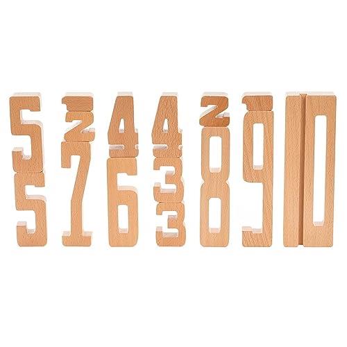 Astrup Wooden Educational Numbers 15-Piece Set