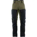 FJALLRAVEN Keb Gaiter Trousers M – Men's Trousers, Mens, Pants, F80808, Dark Navy - Light Olive, 46