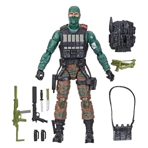 G.I. Joe Classified Series Retro Cardback Beach Head, Collectible 6 Inch Action Figure with 10 Accessories