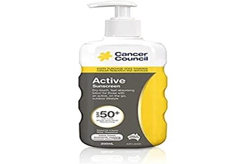 Cancer Council SPF 50+ Active Sunscreen Lotion 200 ml