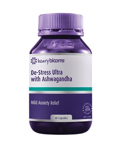 Henry Blooms De Stress Ultra with Ashwgandha 60 vegetarian capsules, 80 grams