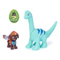 PAW Patrol Dino Rescue Zuma Hero Pup Toy Figure Set with Movable Dinosaur Figure and Surprise Dino, Toy for Children from 3 Years