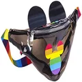 CERDÁ LIFE'S LITTLE MOMENTS Unisex's 2100003375 Pouch Pride Colors | Belt Bag for Men and Women-Official Disney License, Multicolore, Estándar