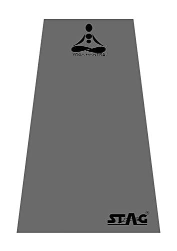 Stag Yoga Mat Series| Premium Anti-Slip Thick Dense Mats for Cushioning Support and Stability in Yoga, Pilates, Gym and Home Workout Ideal for Men & Women| Exercise Mats in 8mm Thick Size