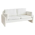 Cooper & Co. Boucle Sofa, White, 90 cm Length x 180 cm Width x 82 cm Height