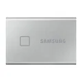 Samsung Portable SSD T7 Touch, 2TB, Silver, USB3.2, Type-C, R/W(Max) 1,050MB/s, Aluminium Case, Fingerprint Password Security