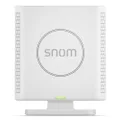 Snom M400 SC IP DECT Single Cell Base Station, Up to 20 Handsets, Up to 10 Parallel Calls and 20 SIP Accounts, Broadband Audio, PoE, White, 0004587