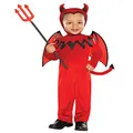 Amscan Children's Devil Fancy Dress Costume, Size 4-6 Years