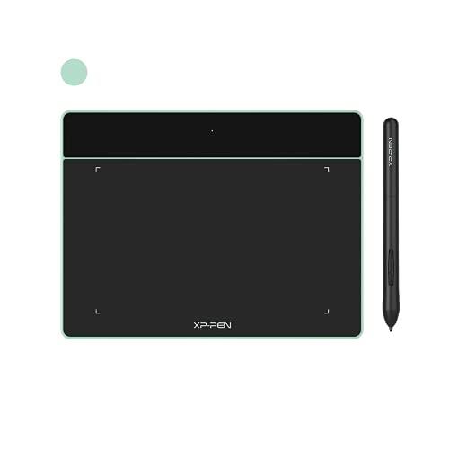 XP-PEN Deco Fun S Graphic Drawing Tablet 6x4 Inches Digital Sketch Pad OSU Tablet for Digital Drawing, OSU, Online Teaching-for Mac Windows Chrome Linux Android OS (Green)