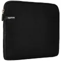 Amazon Basics 14-Inch Laptop Sleeve, Protective Case with Zipper - Black