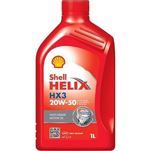 Shell Lubricants Helix HX3 20W-50 Multigrade Motor Oil 1 Litre